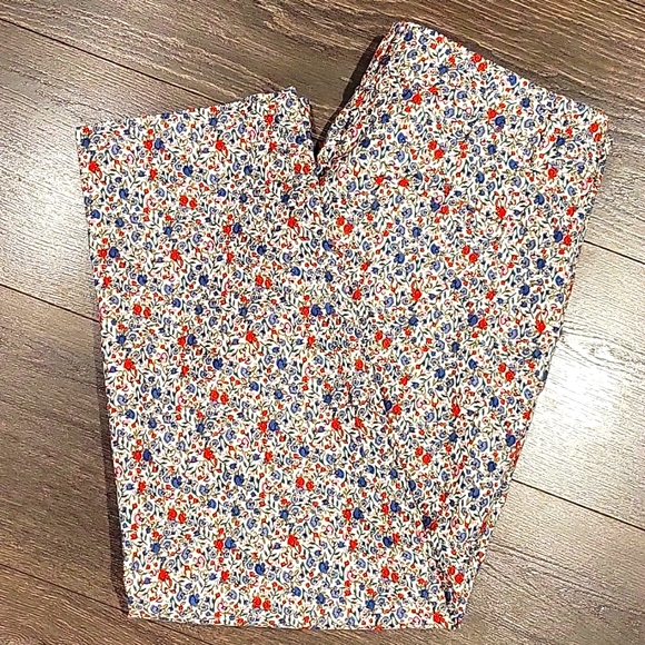 ❤ NWOT! ANN TAYLOR LOFT MARISA RIVIERA SLIM CROP FLORAL PANTS, 2 (26) - Picture 5 of 5